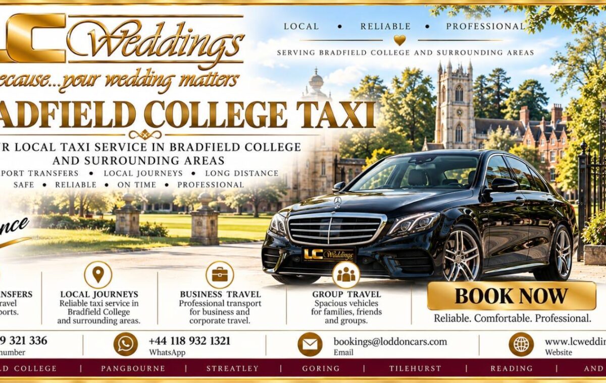 Bradfield College taxi for local and wedding transport