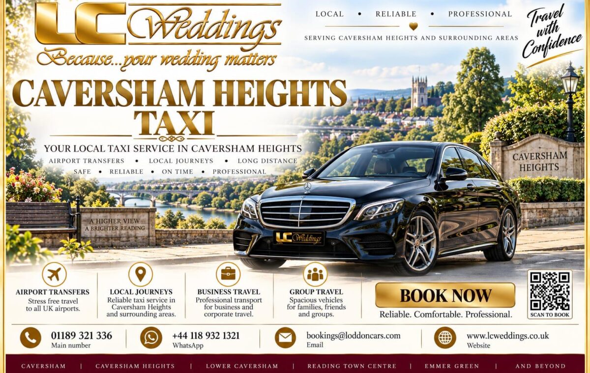 Caversham Heights taxi for local and wedding transport