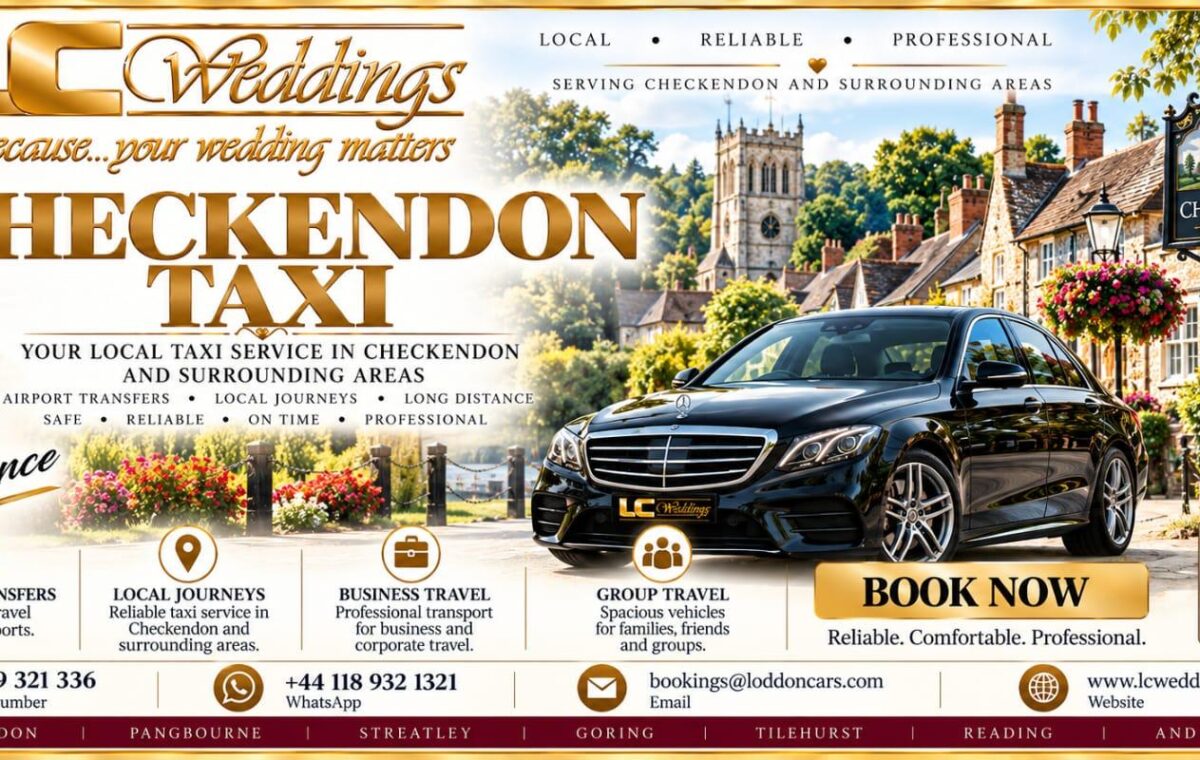 Checkendon taxi for local and wedding transport