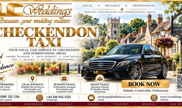 Checkendon taxi for local and wedding transport