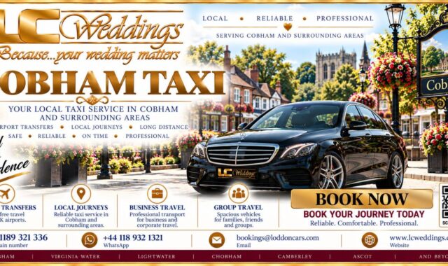 Chobham taxi for local and wedding transport