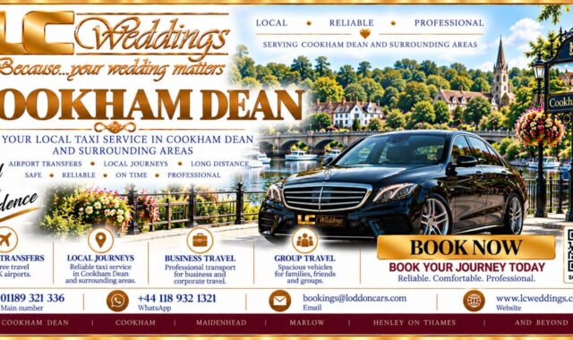 Cookham Dean taxi for local and wedding transport