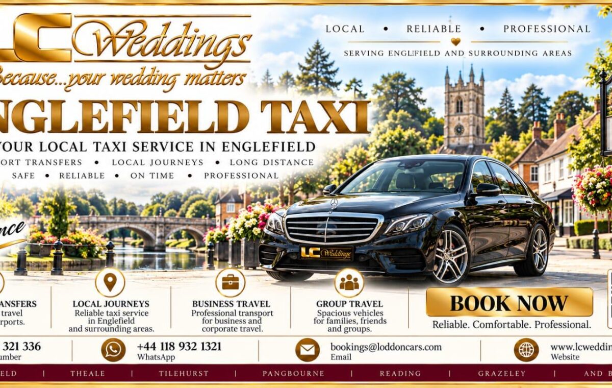 Englefield taxi for local and wedding transport