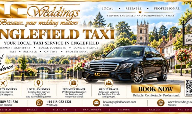Englefield taxi for local and wedding transport