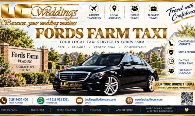 Fords Farm taxi for local and wedding transport