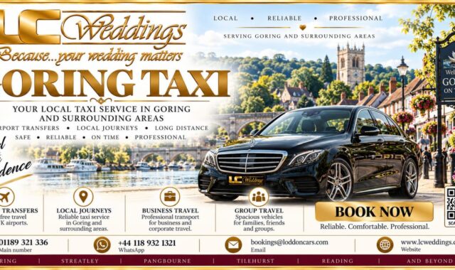Goring taxi for local and wedding transport