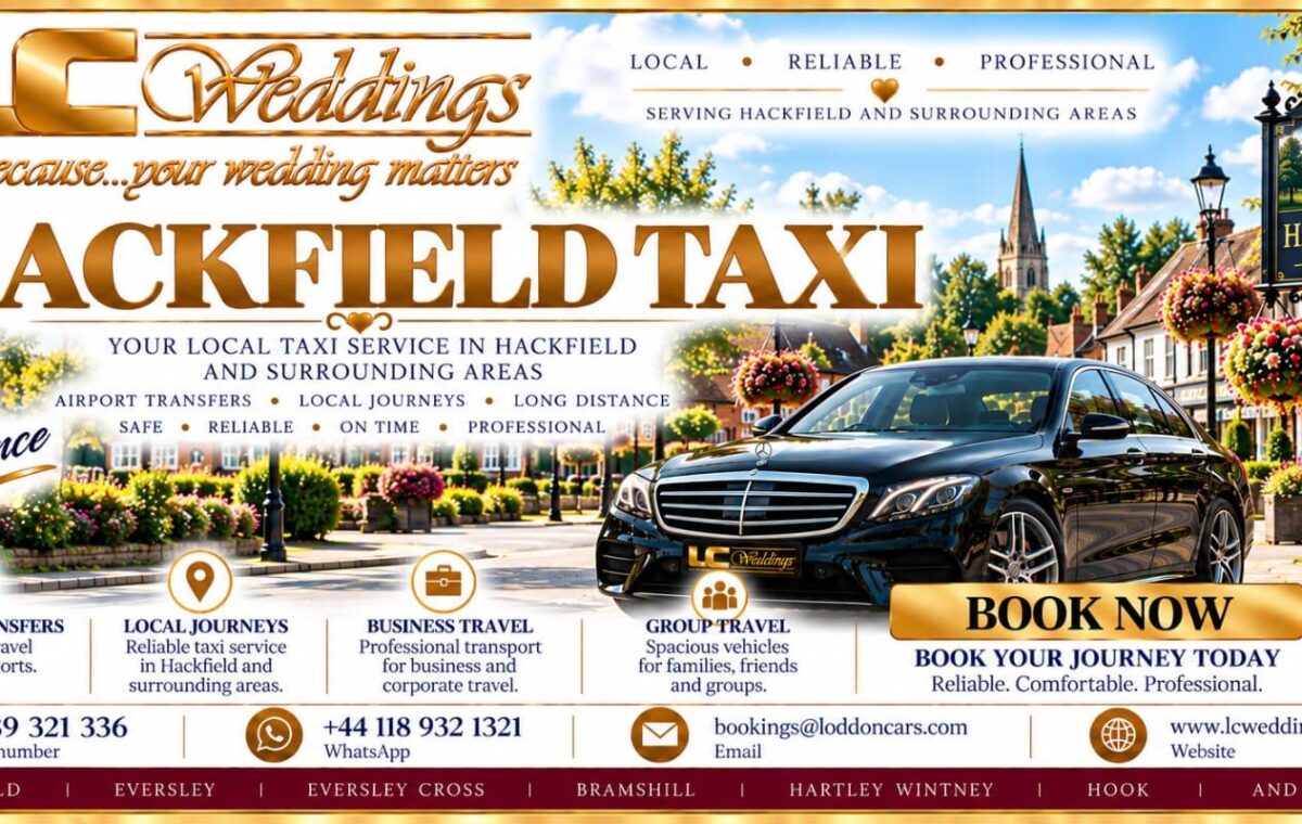 Heckfield taxi for local and wedding transport