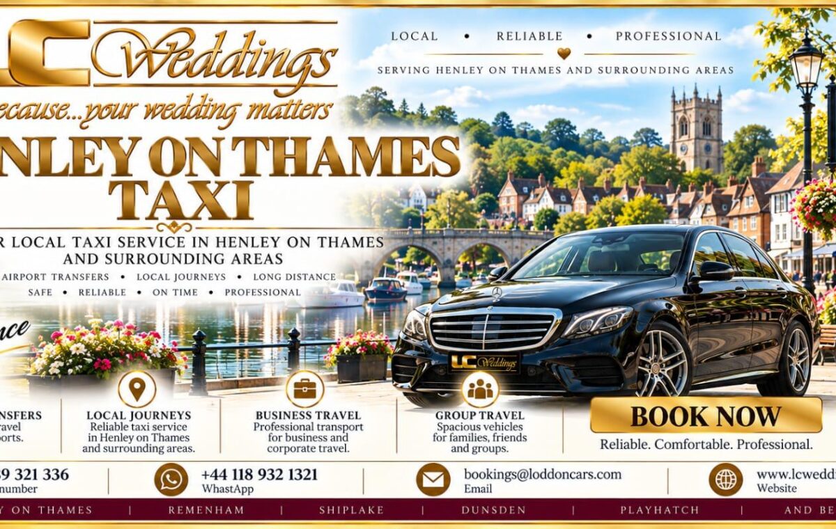 Henley-on-Thames taxi for local and wedding transport