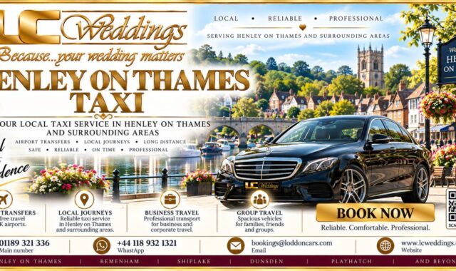 Henley-on-Thames taxi for local and wedding transport