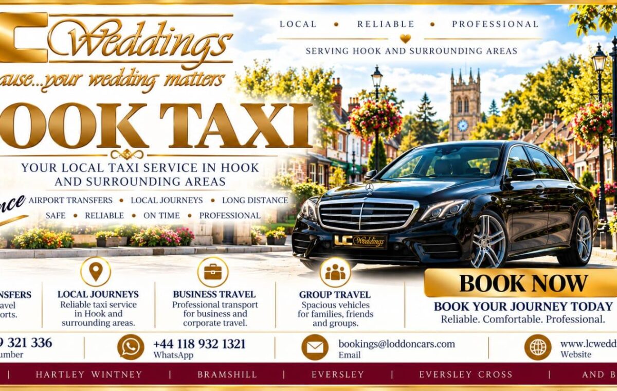 Hook taxi for local and wedding transport