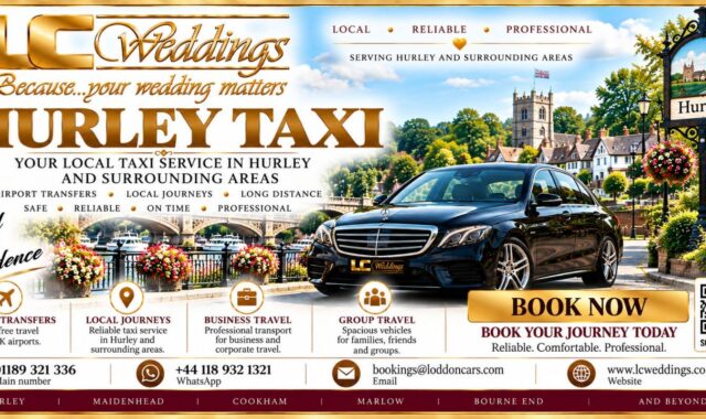 Hurley taxi for local and wedding transport