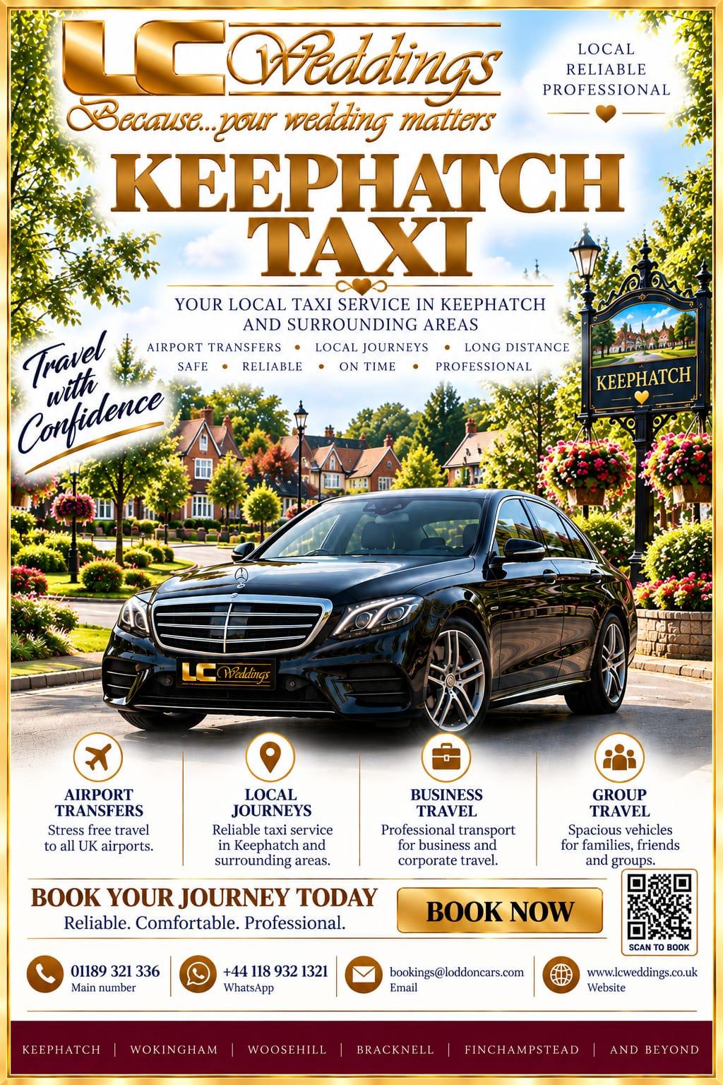 Keephatch taxi for local and wedding transport
