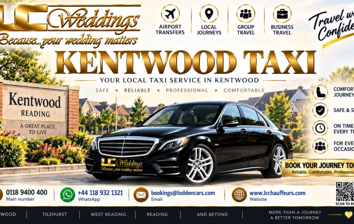 Kentwood taxi for local and wedding transport