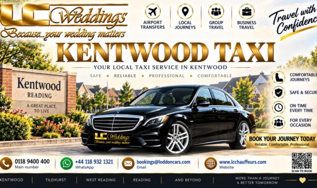 Kentwood taxi for local and wedding transport