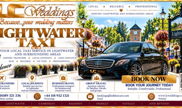 Lightwater taxi for local and wedding transport