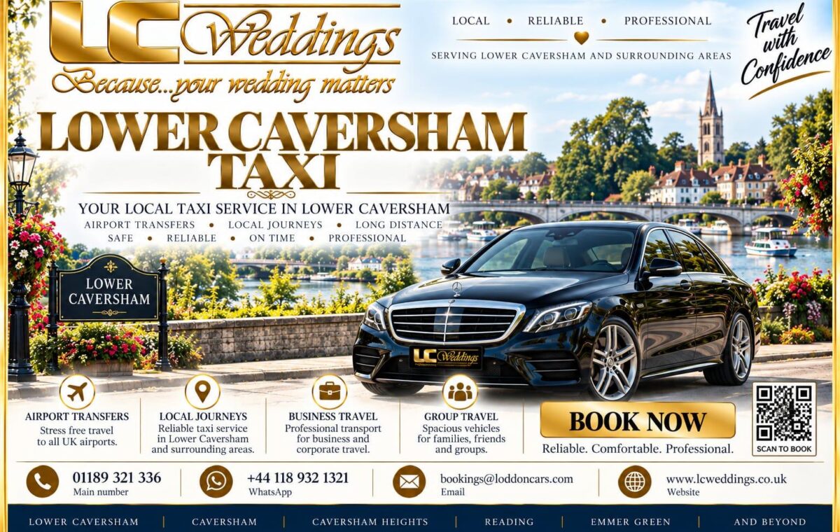 Lower Caversham taxi for local and wedding transport
