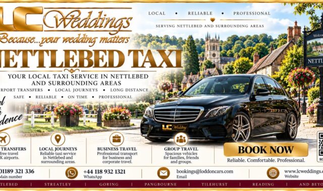 Nettlebed taxi for local and wedding transport