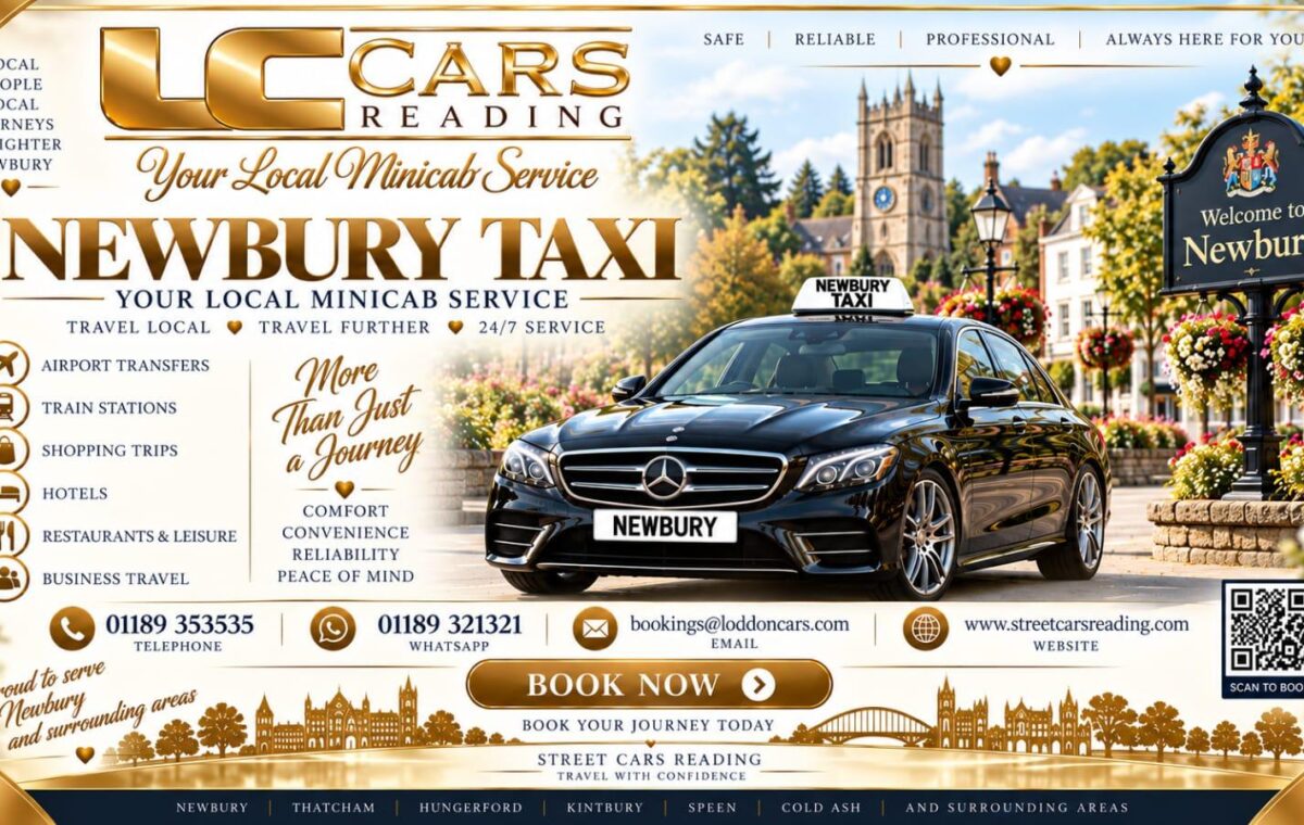 Newbury taxi for local and wedding transport