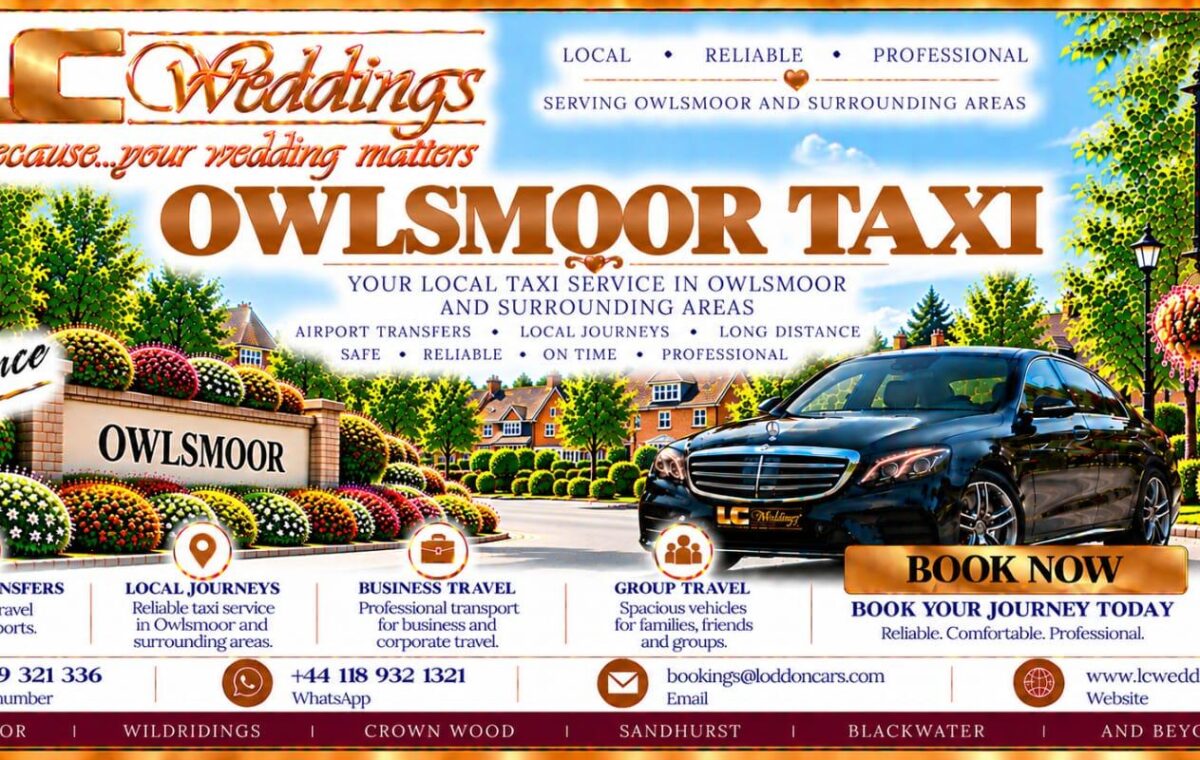 Owlsmoor taxi for local and wedding transport