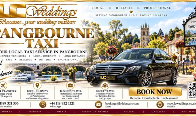 Pangbourne taxi for local and wedding transport