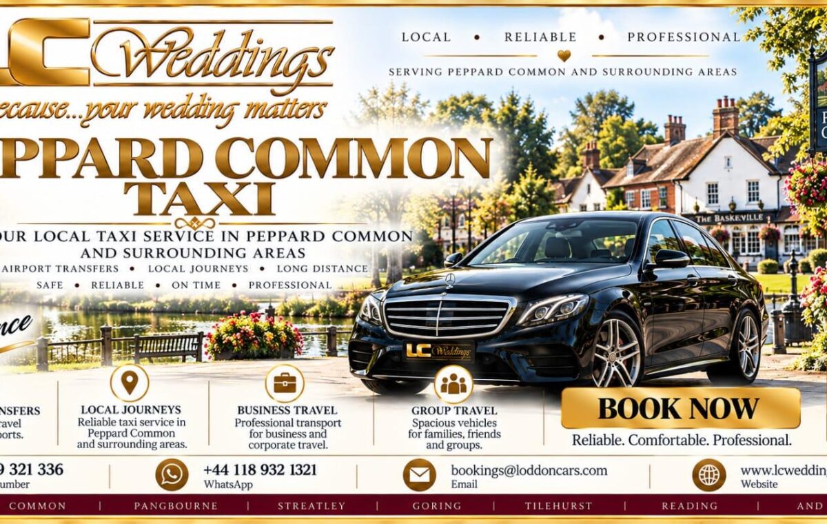 Peppard Common taxi for local and wedding transport