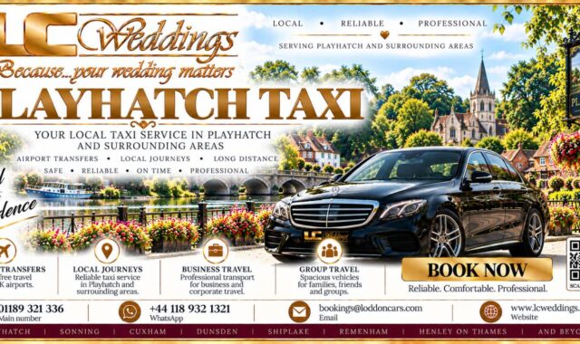 Playhatch taxi for local and wedding transport