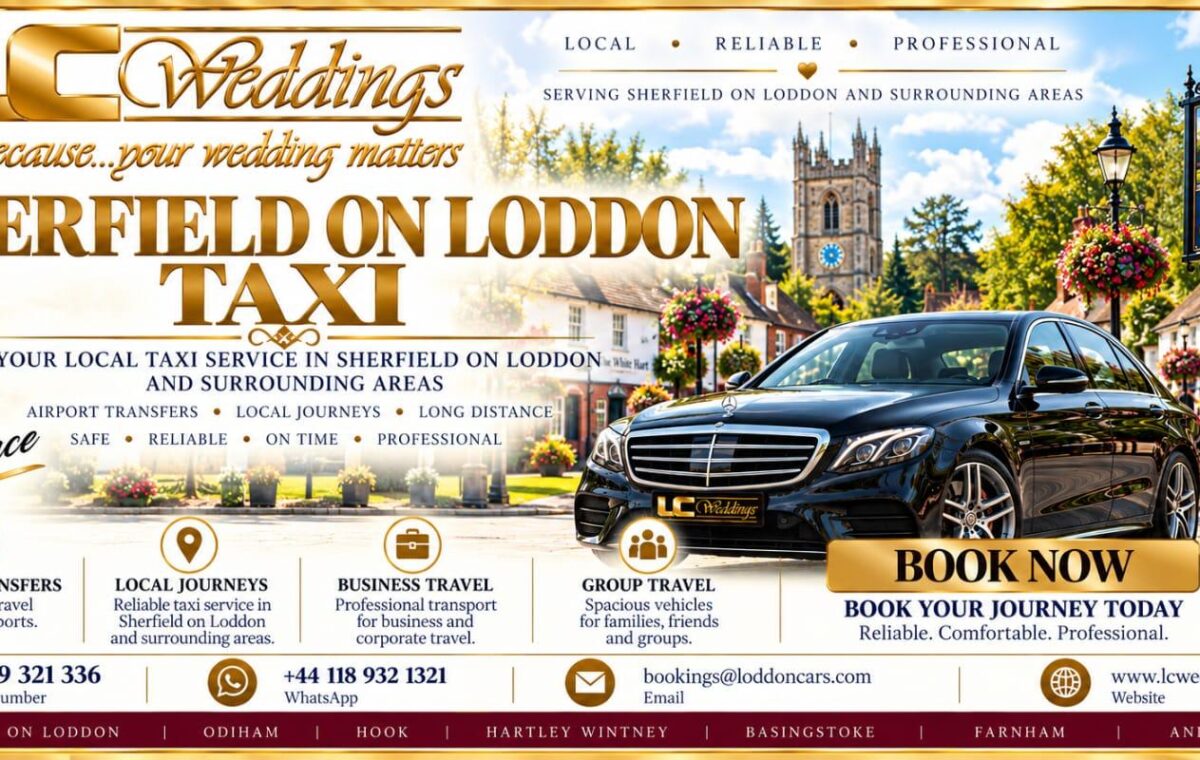 Sherfield on Loddon taxi for local and wedding transport