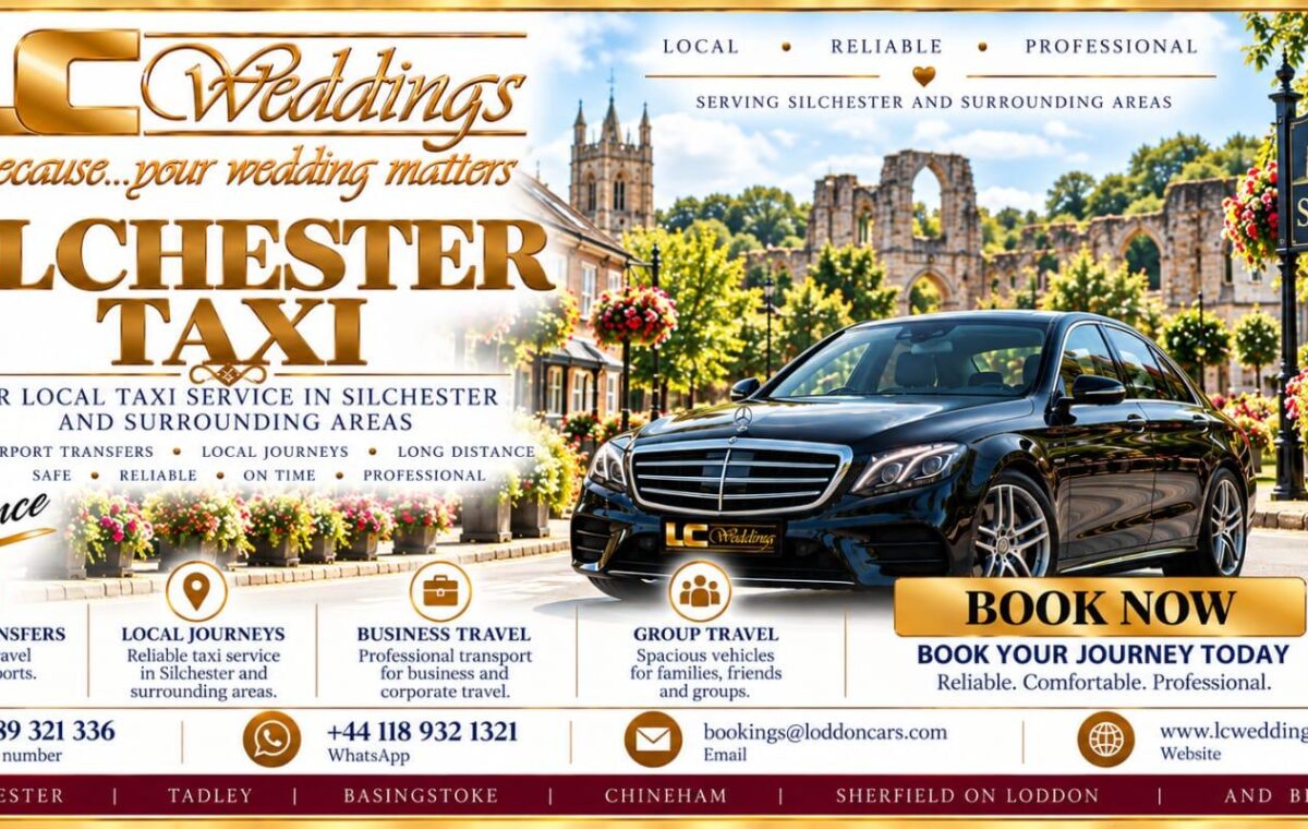Silchester taxi for local and wedding transport