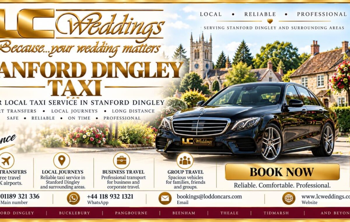 Stanford Dingley taxi for local and wedding transport