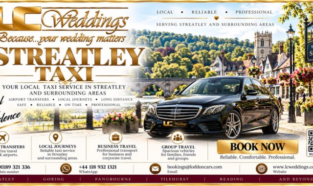 Streatley taxi for local and wedding transport