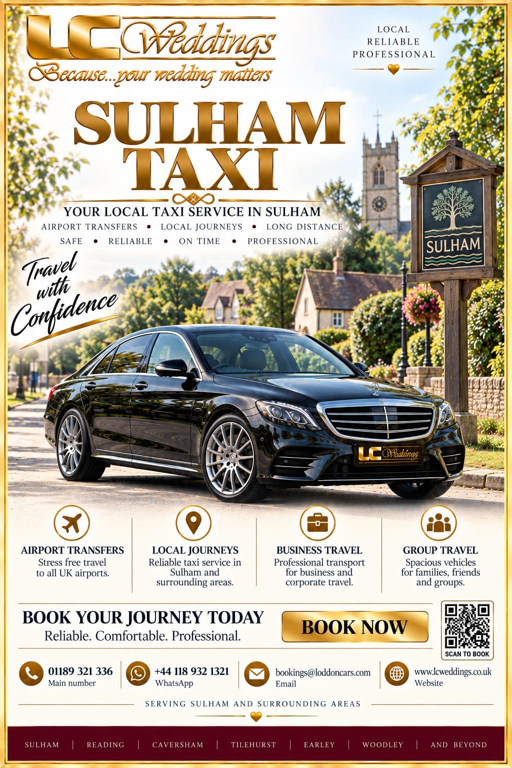Sulham taxi for local and wedding transport