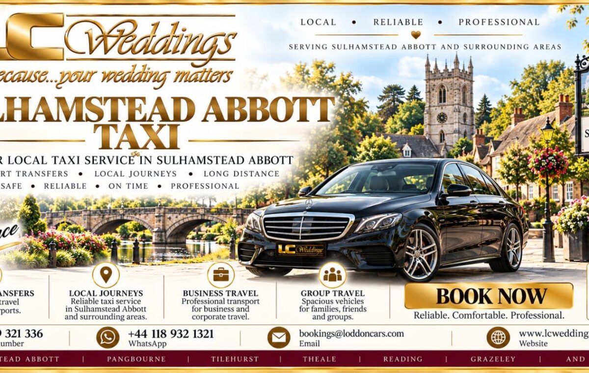 Sulhamstead Abbots taxi for local and wedding transport