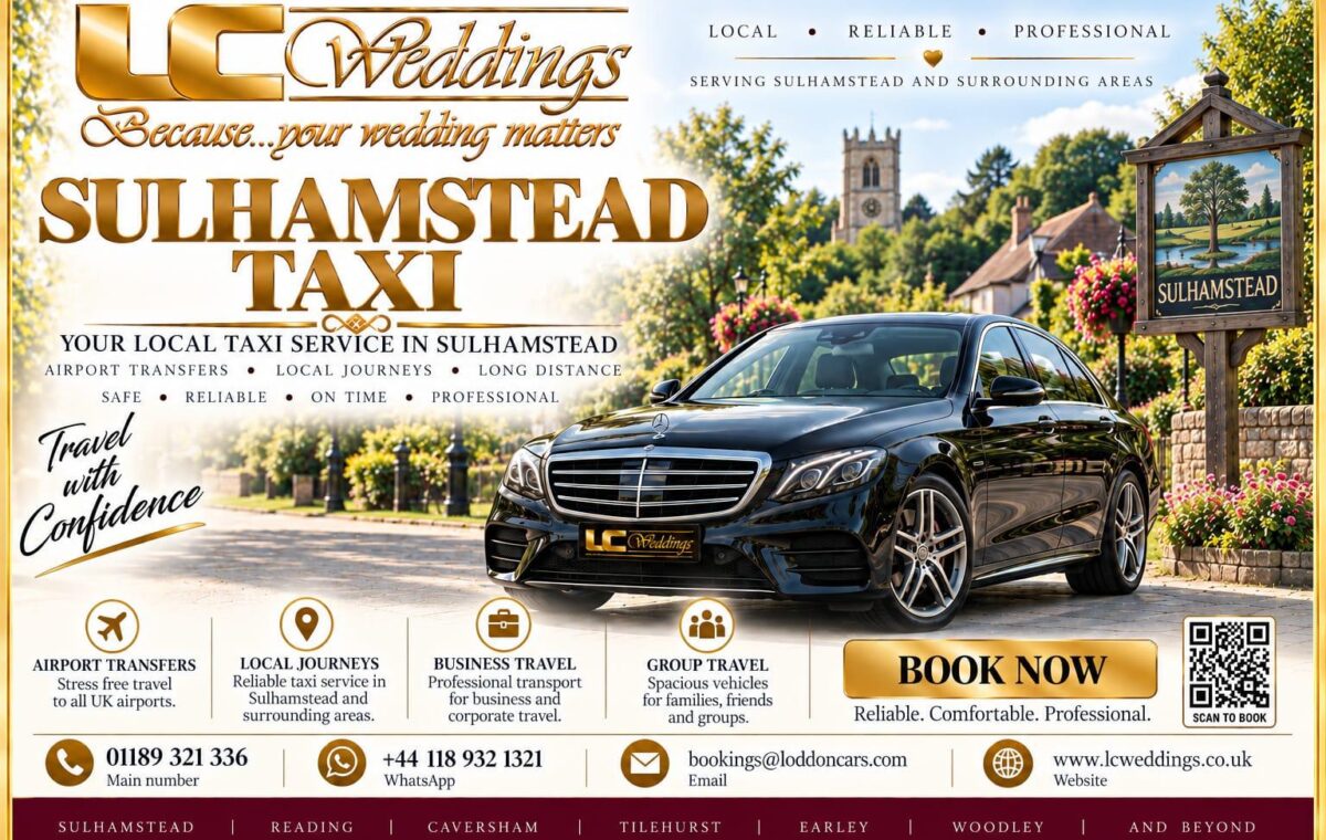 Sulhamstead taxi for local and wedding transport