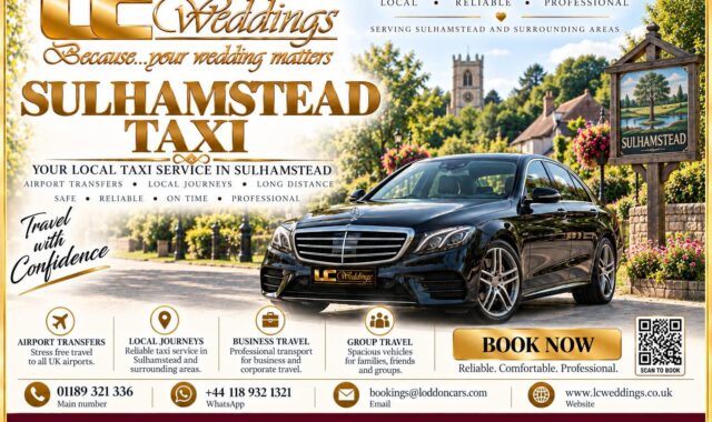 Sulhamstead taxi for local and wedding transport