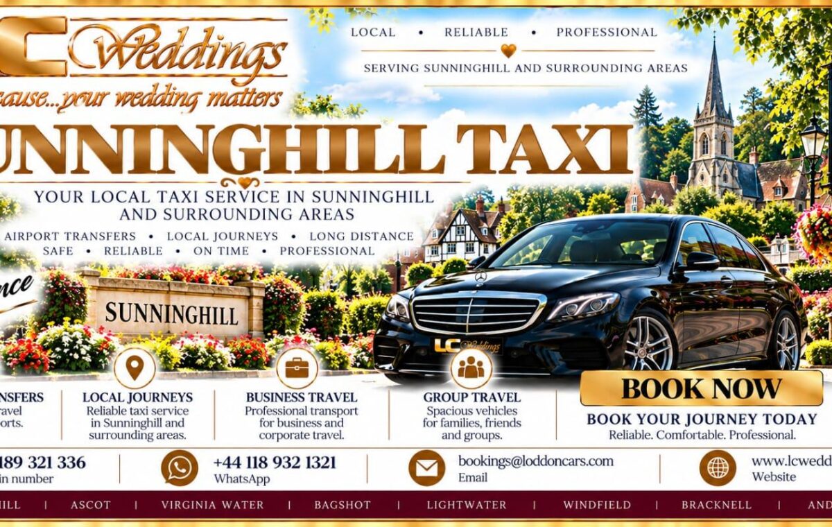 Sunninghill taxi for local and wedding transport