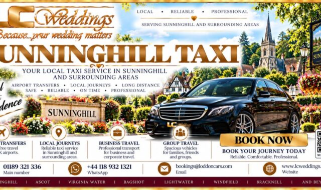 Sunninghill taxi for local and wedding transport
