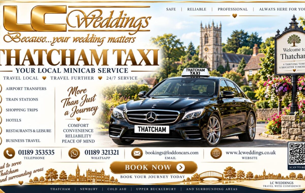 Thatcham taxi for local and wedding transport