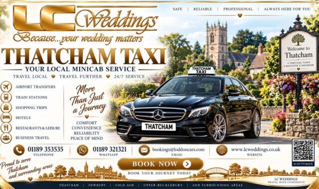 Thatcham taxi for local and wedding transport