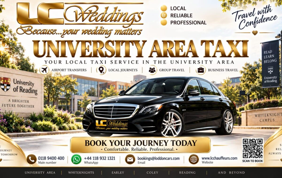 University Area taxi for local and wedding transport