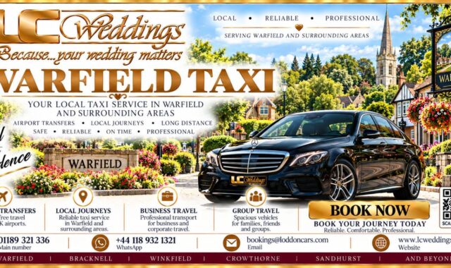 Warfield taxi for local and wedding transport