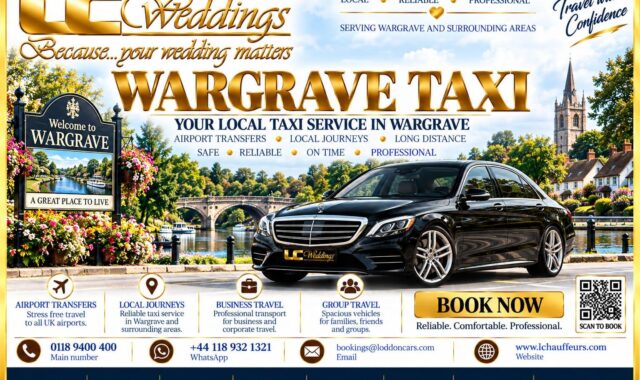 Wargrave taxi for local and wedding transport