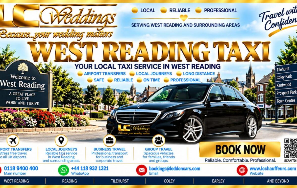 West Reading taxi for local and wedding transport