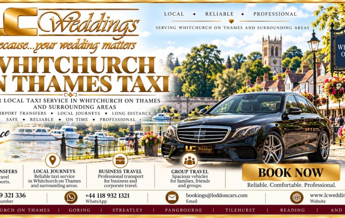 Whitchurch-on-Thames taxi for local and wedding transport