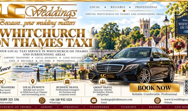 Whitchurch-on-Thames taxi for local and wedding transport