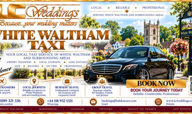 White Waltham taxi for local and wedding transport