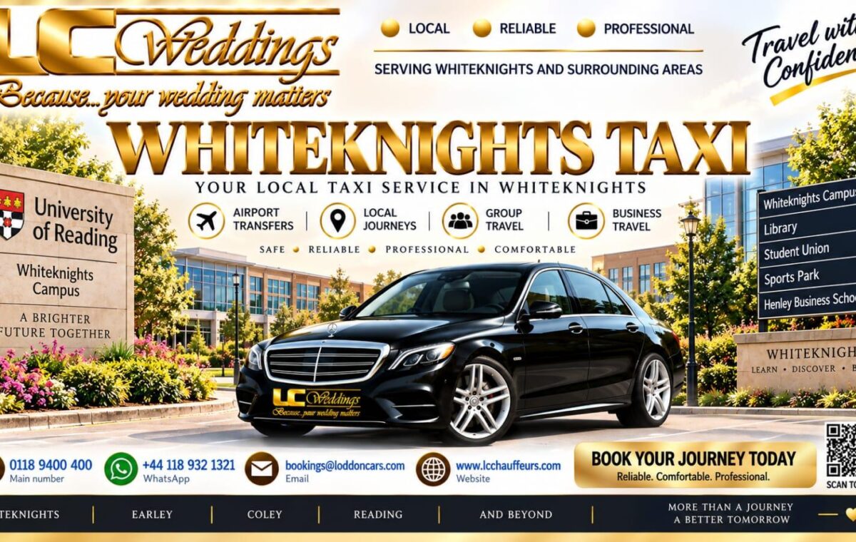 Whiteknights taxi for local and wedding transport