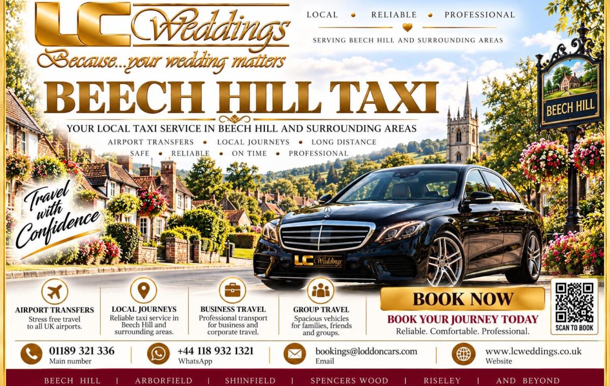 Beech Hill taxi for local and wedding transport
