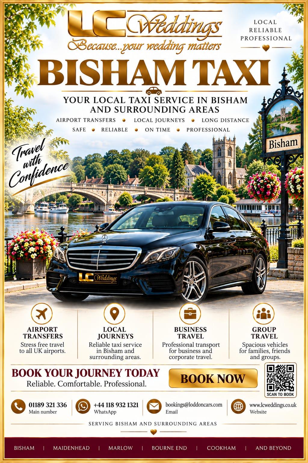 Bisham taxi for local and wedding transport