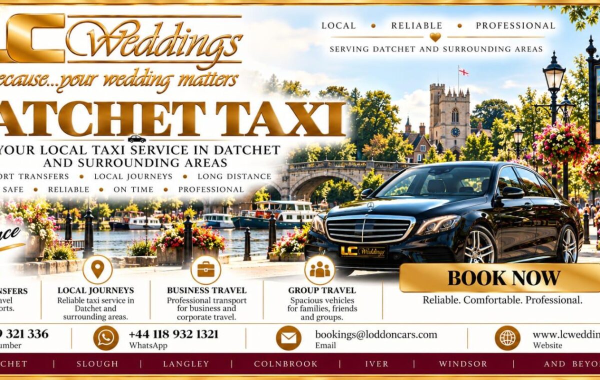 Datchet taxi for local and wedding transport