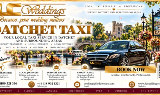 Datchet taxi for local and wedding transport